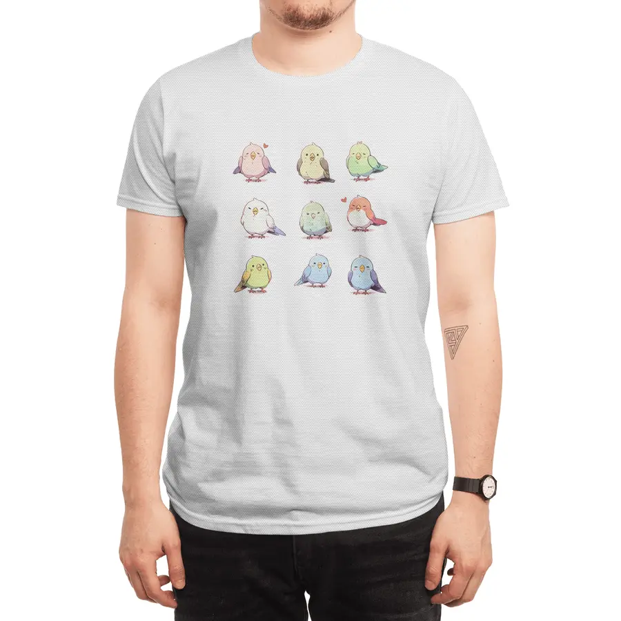 Cute Bird Spor T-Shirt