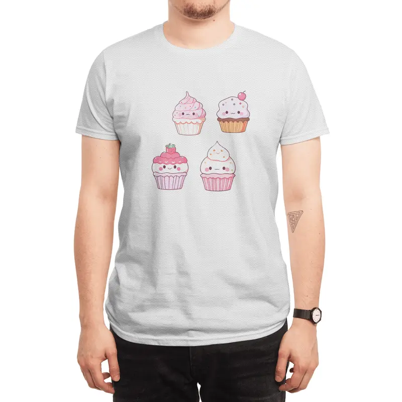 Cute Cupcake Spor T-Shirt