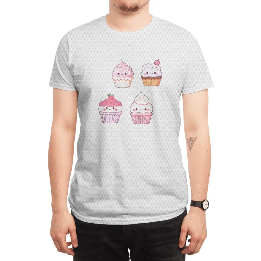 Cute Cupcake Spor T-Shirt