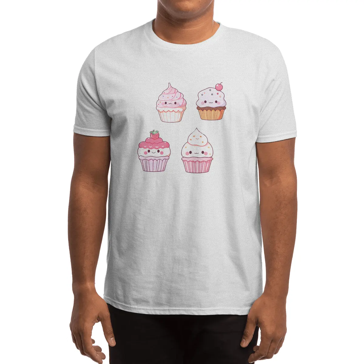 Cute Cupcake Spor T-Shirt
