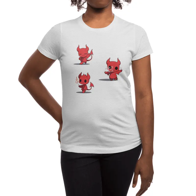 Cute Devil Spor T-Shirt