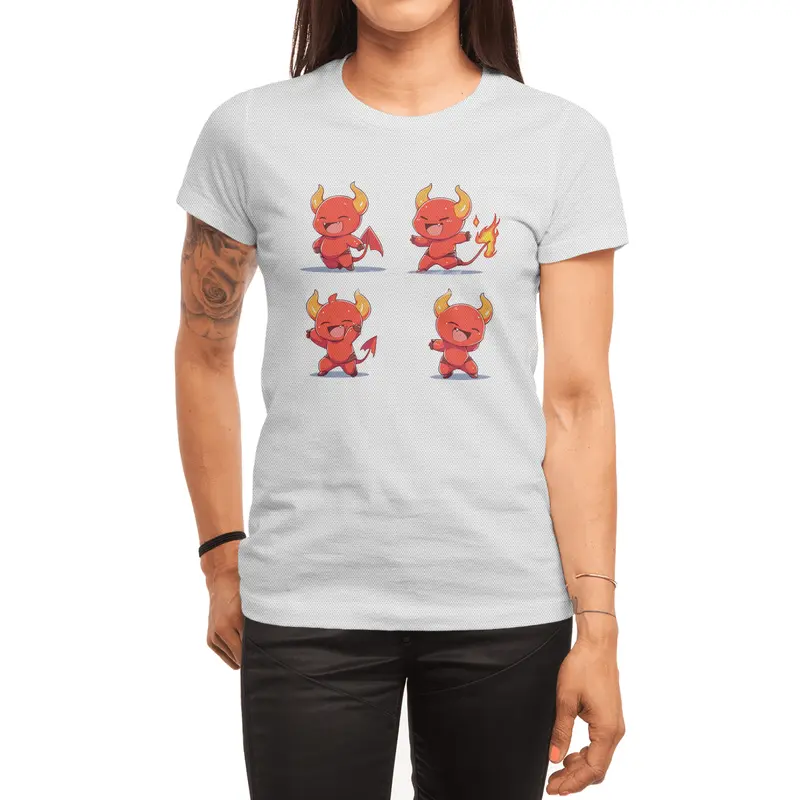 Cute Devil Spor T-Shirt