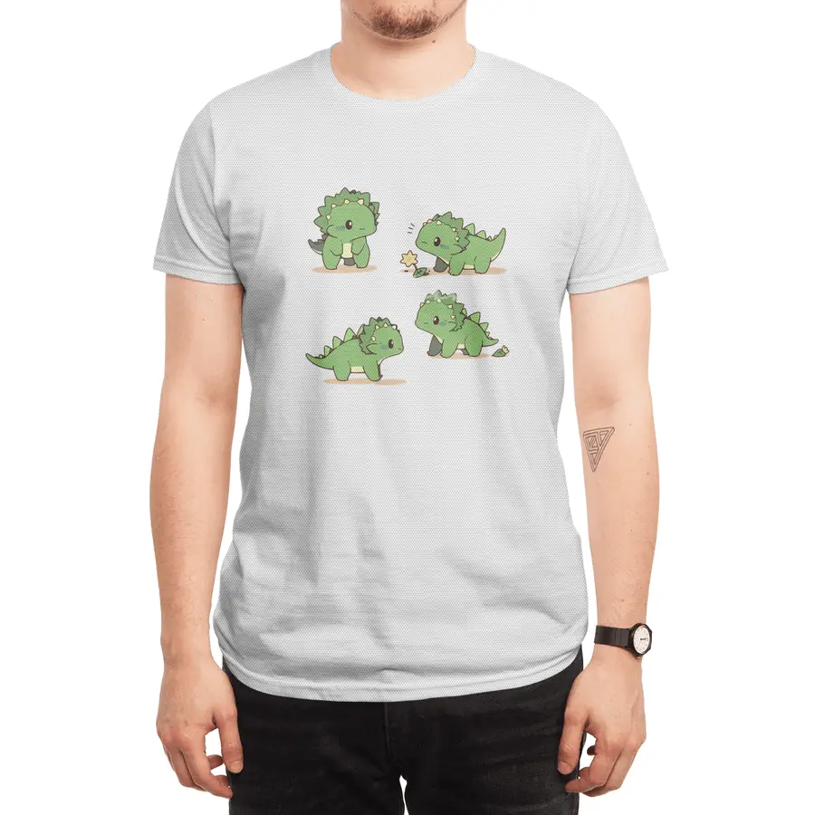Cute Dinosaurs Spor T-Shirt
