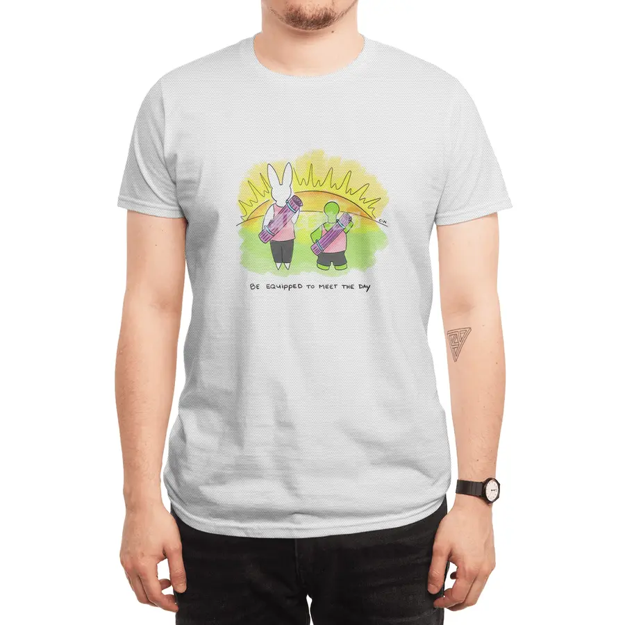 Bunny Daze Yoga - Be Equipped To Meet The Day Spor T-Shirt