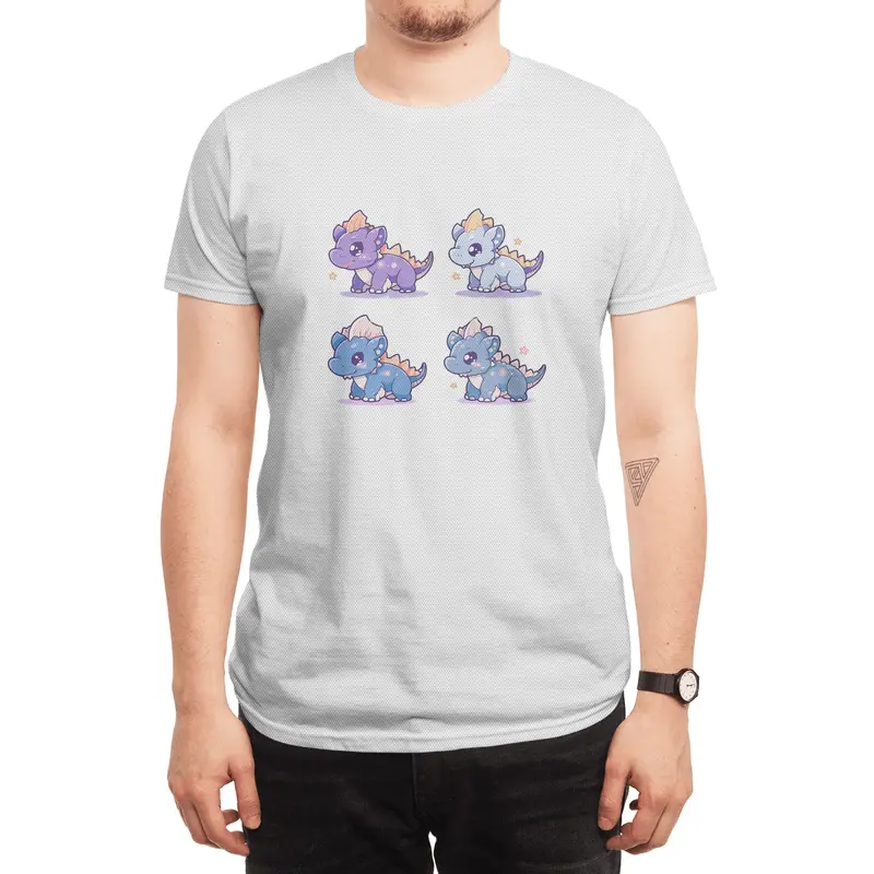 Cute Dinosaurs Spor T-Shirt