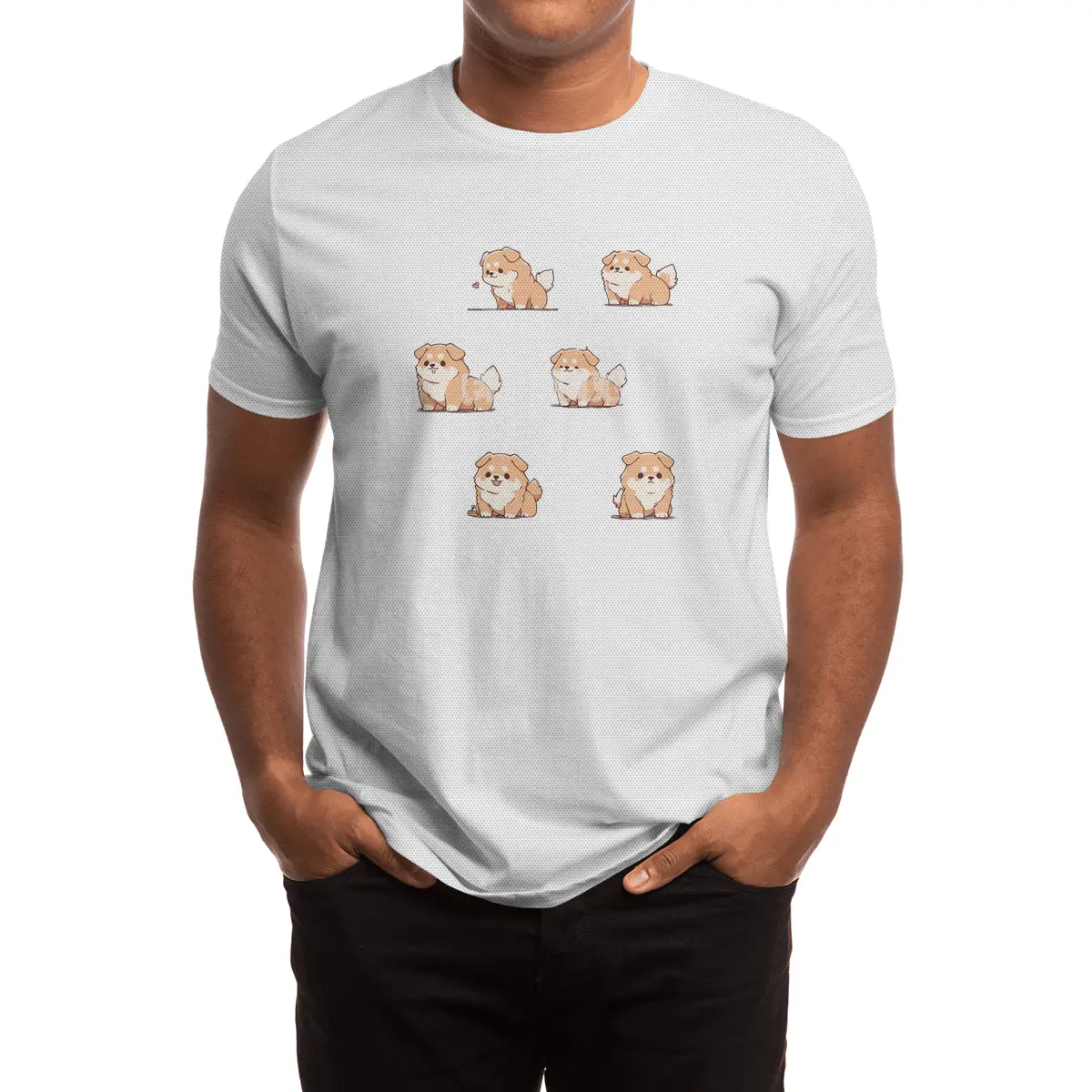Cute Dog Spor T-Shirt