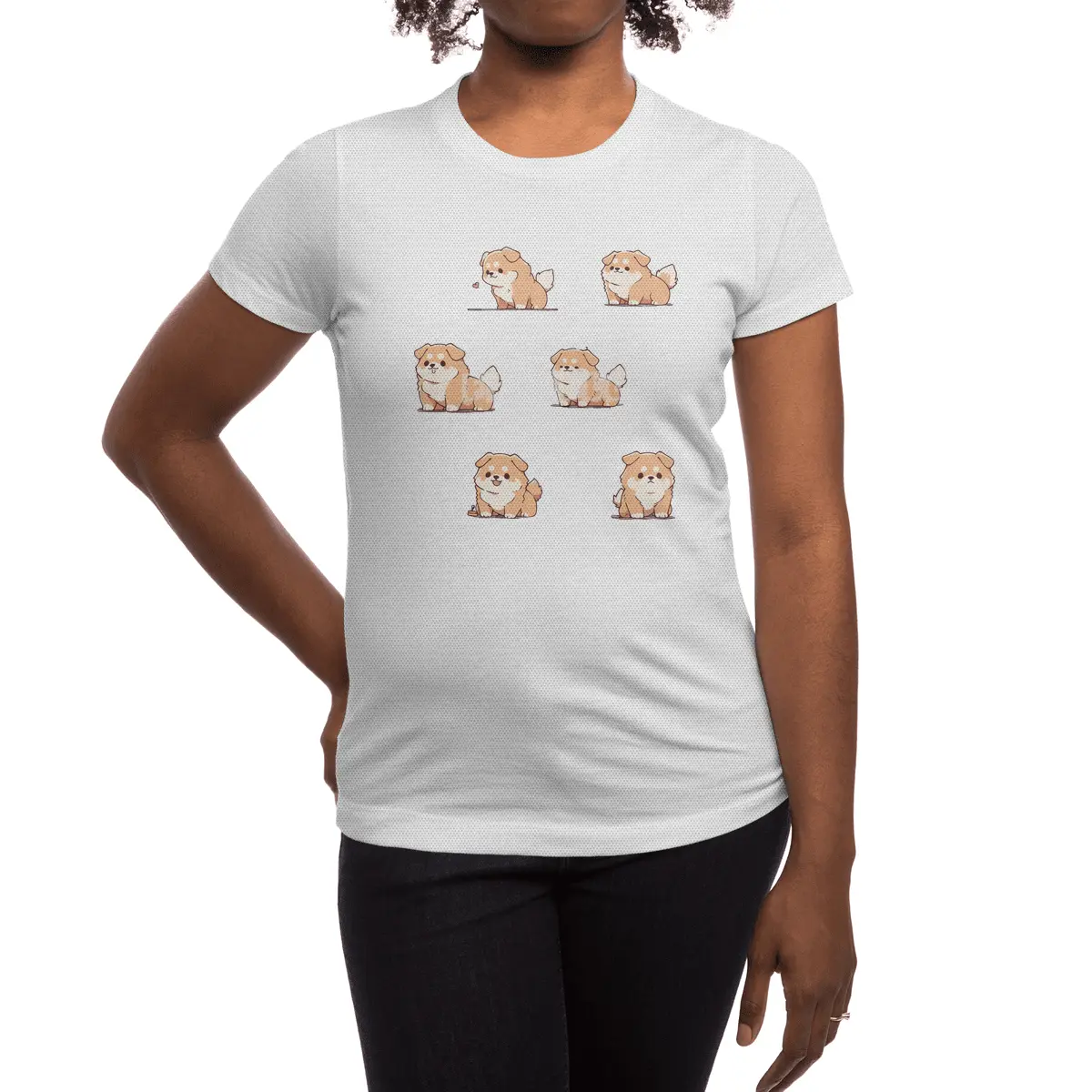 Cute Dog Spor T-Shirt
