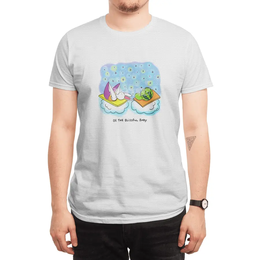 Bunny Daze Yoga - Be the blissful baby Spor T-Shirt