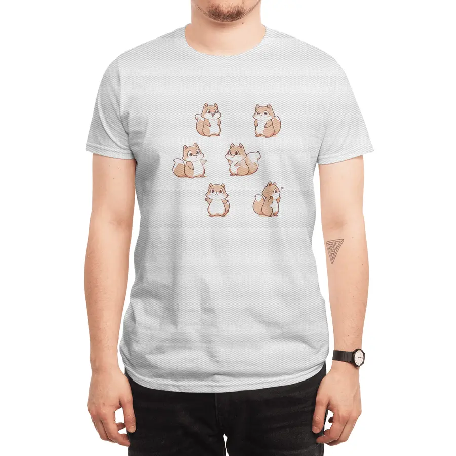 Cute Squirrel Spor T-Shirt