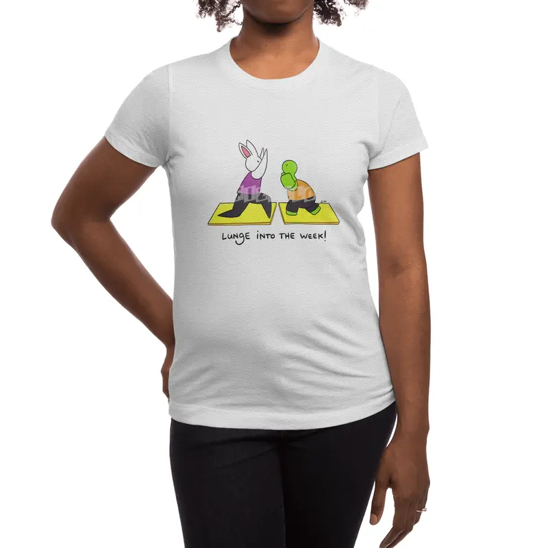 Bunny Daze Yoga - Lunge into the week! Spor T-Shirt