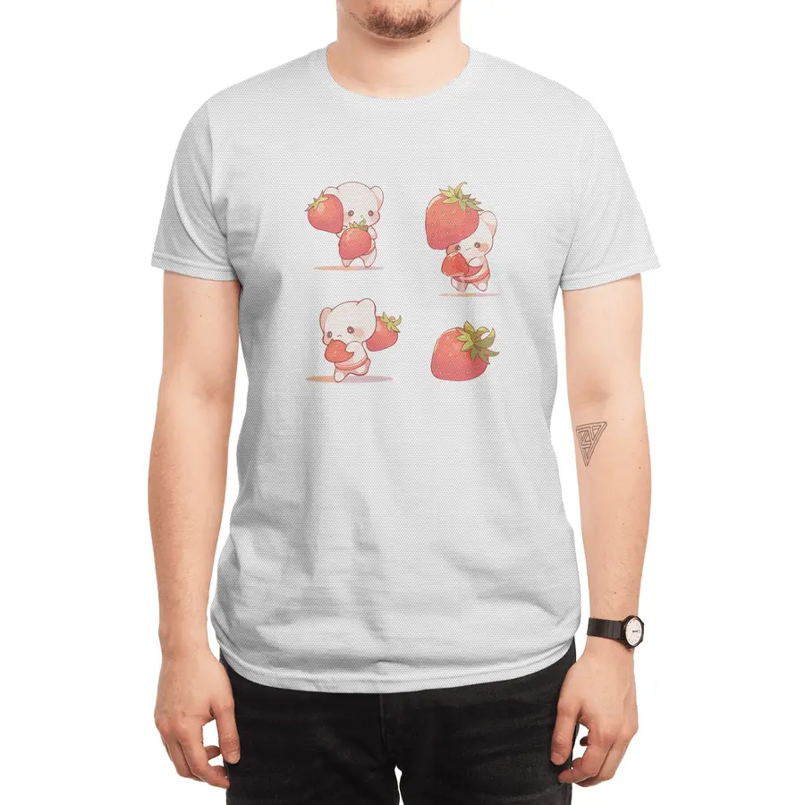 Cute Strawberry Spor T-Shirt