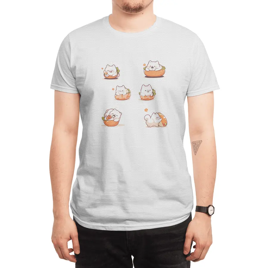 Cute Sushi Dog Spor T-Shirt