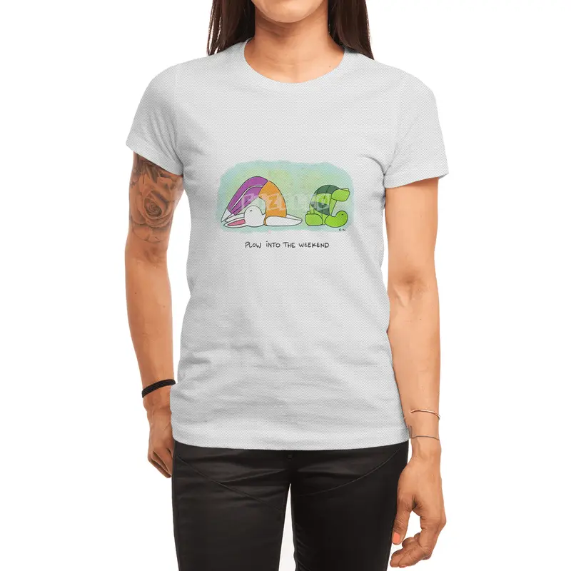 Bunny Daze Yoga - Plow into the Weekend Spor T-Shirt