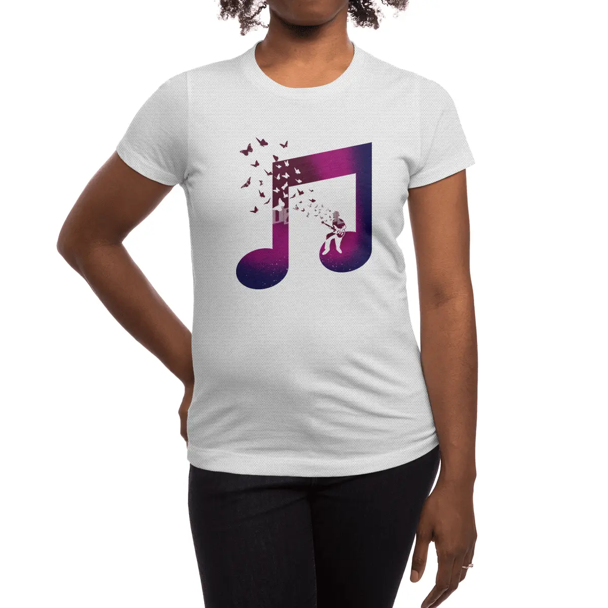 music bass guitar Spor T-Shirt