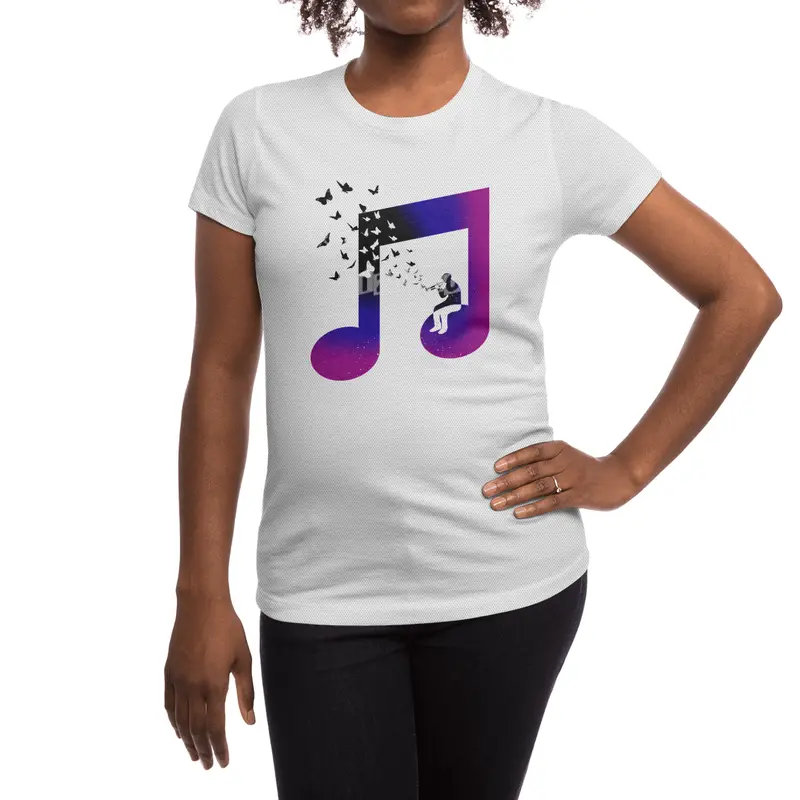 Music Bugle Spor T-Shirt