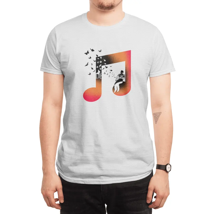 Music Cigar Box Guitar Spor T-Shirt