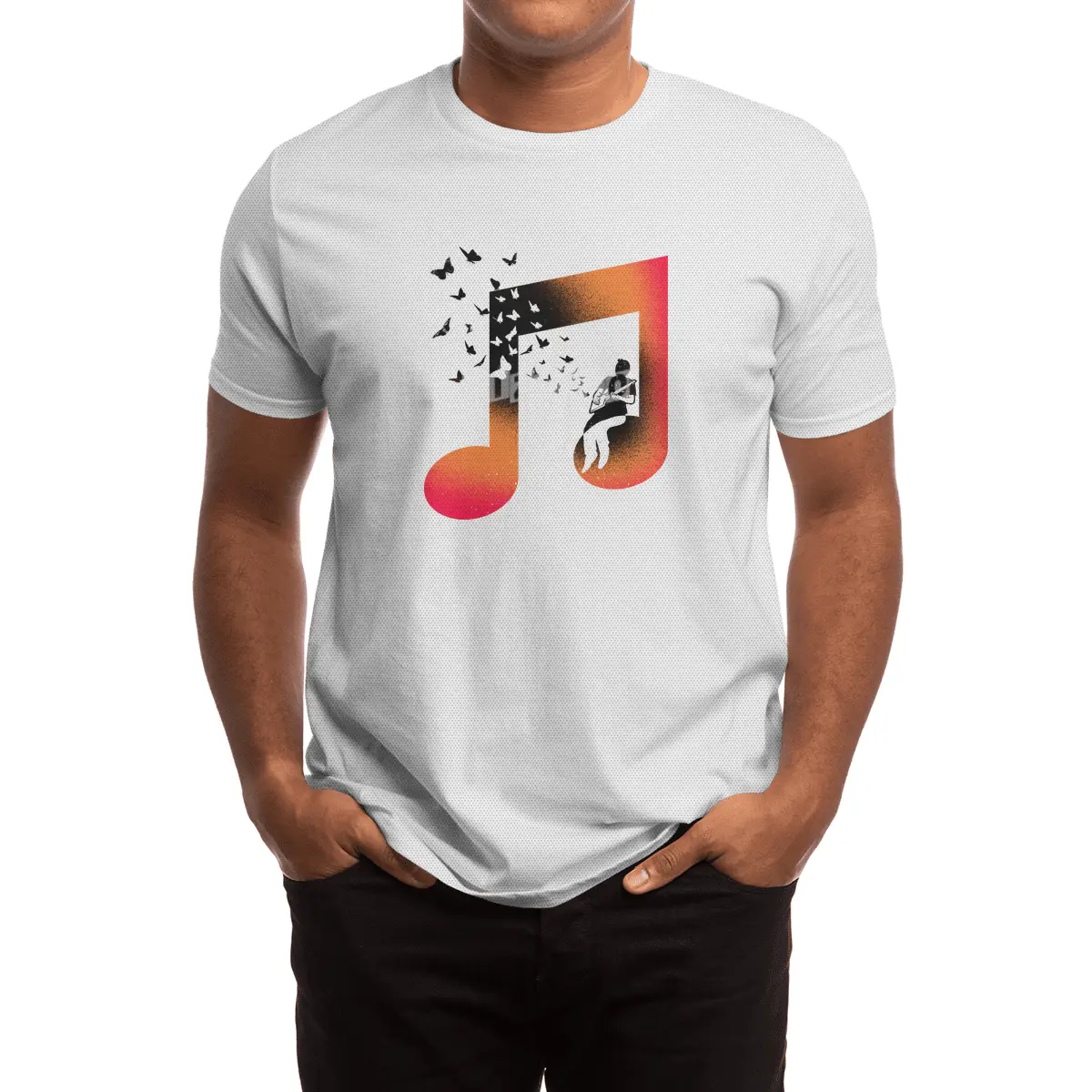 Music Cigar Box Guitar Spor T-Shirt