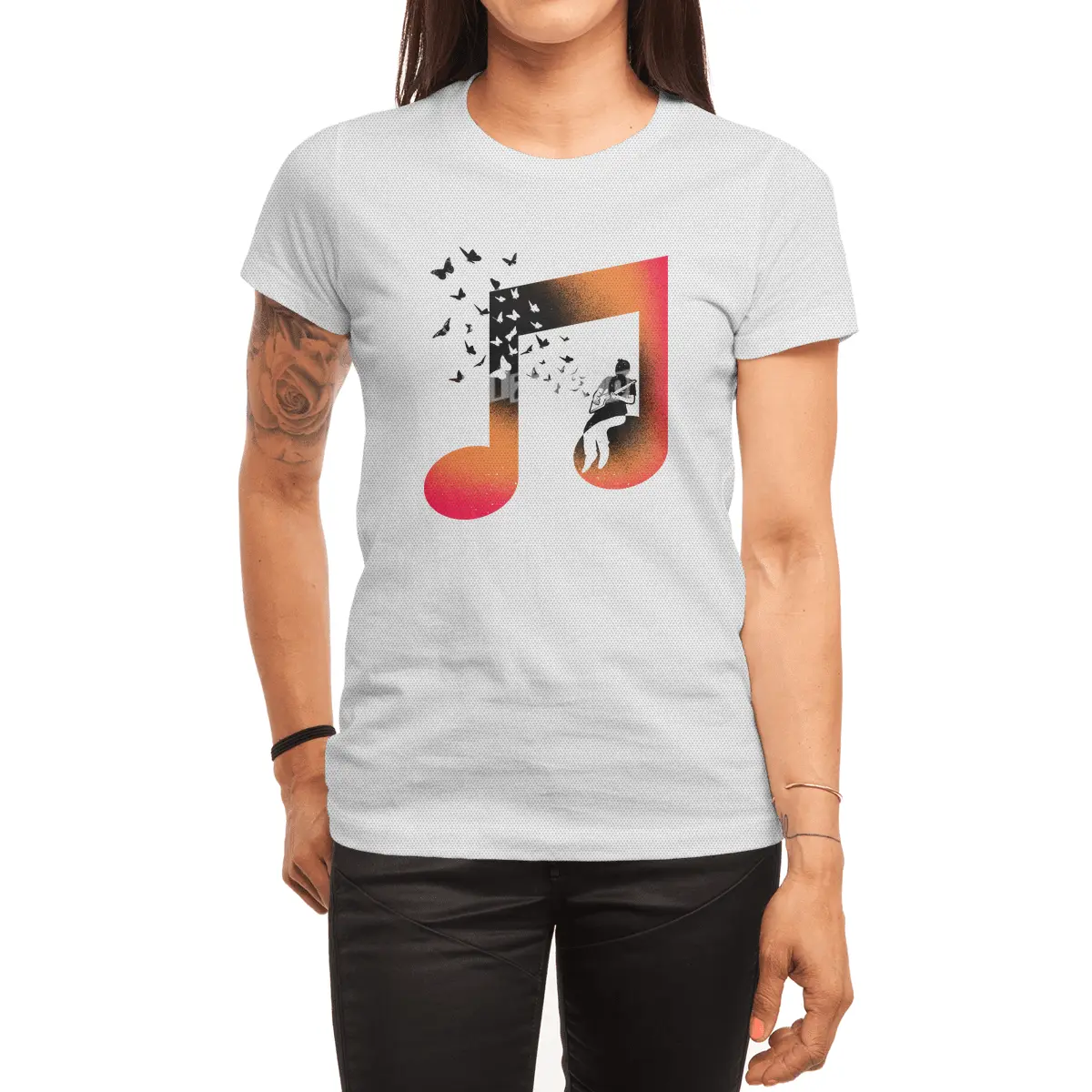 Music Cigar Box Guitar Spor T-Shirt