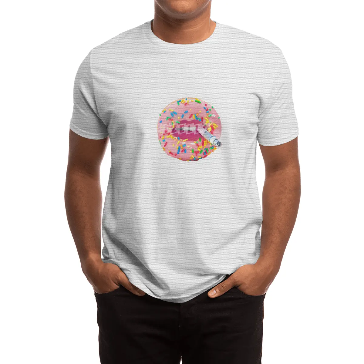 DoNut Smoke Spor T-Shirt