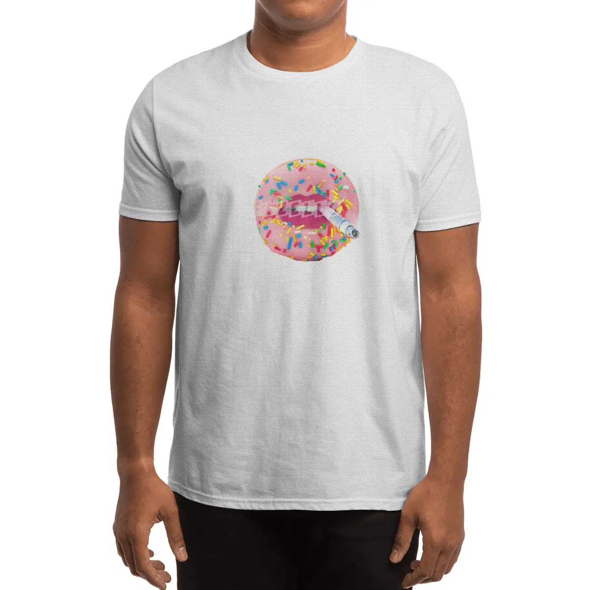 DoNut Smoke Spor T-Shirt