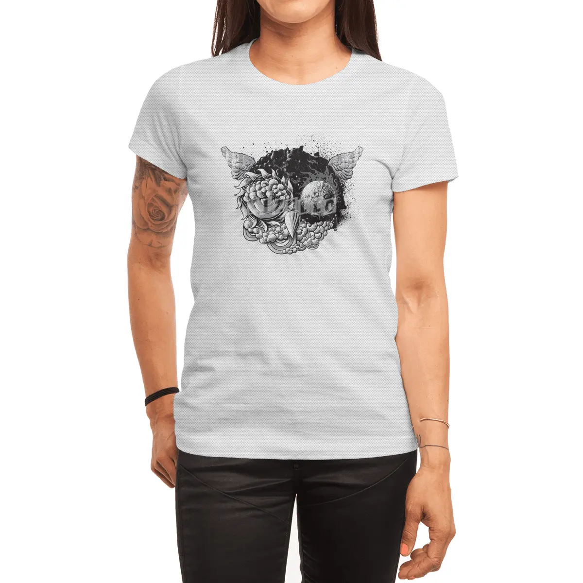 Owl Day & Owl Night Spor T-Shirt