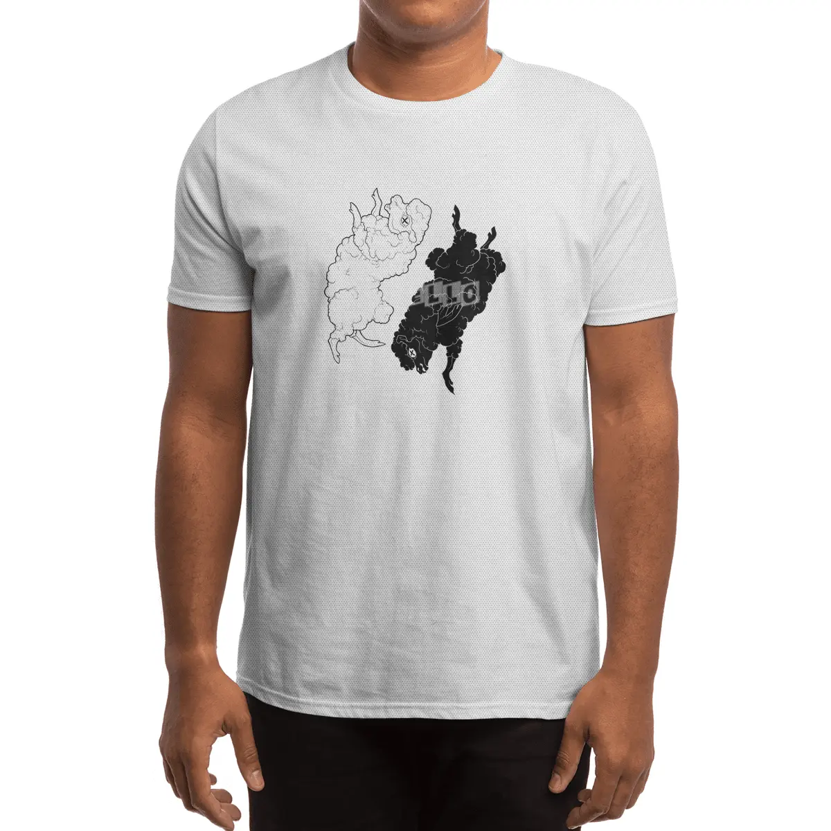 Yin Yang Sheep Spor T-Shirt