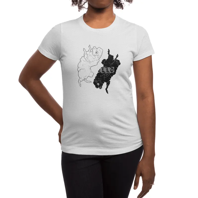 Yin Yang Sheep Spor T-Shirt