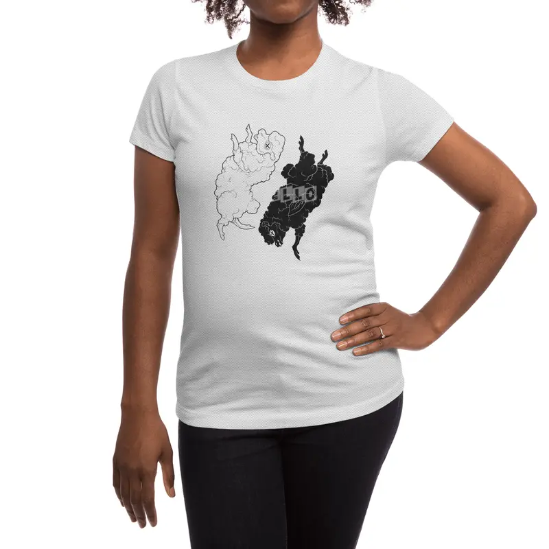 Yin Yang Sheep Spor T-Shirt