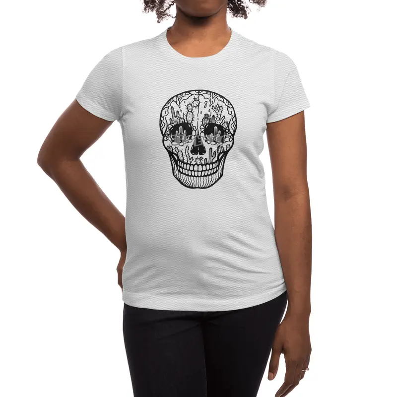 Cacti Skull Spor T-Shirt