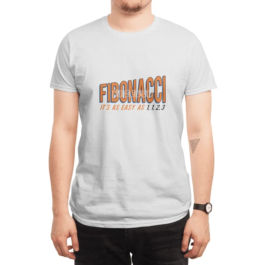 Fibonacci It's as Easy as 1, 1, 2, 3 Spor T-Shirt