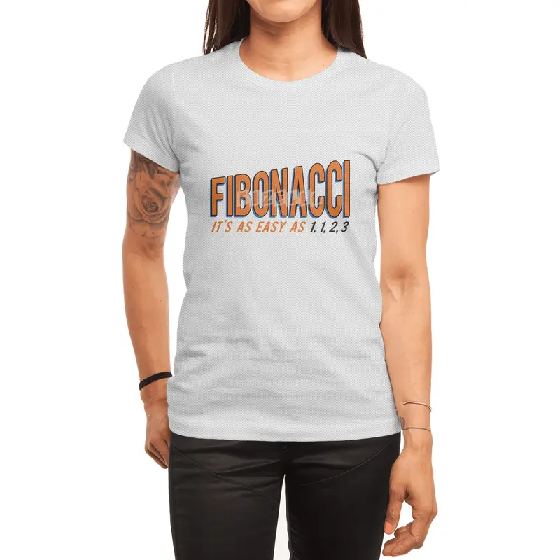 Fibonacci It's as Easy as 1, 1, 2, 3 Spor T-Shirt