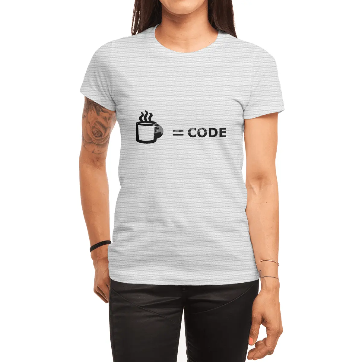 Coffee equals code Spor T-Shirt
