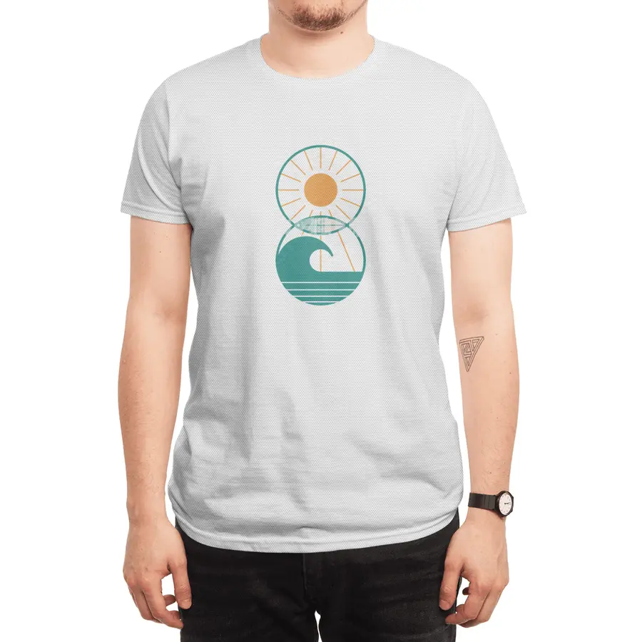 Sun Sea and Surf Spor T-Shirt