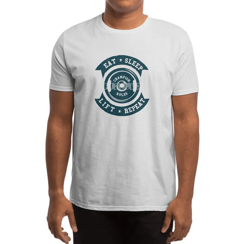 EAT-SLEEP-LIFT-REPEAT Spor T-Shirt