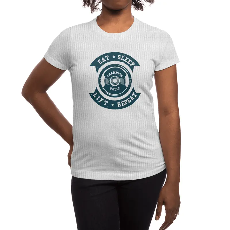 EAT-SLEEP-LIFT-REPEAT Spor T-Shirt