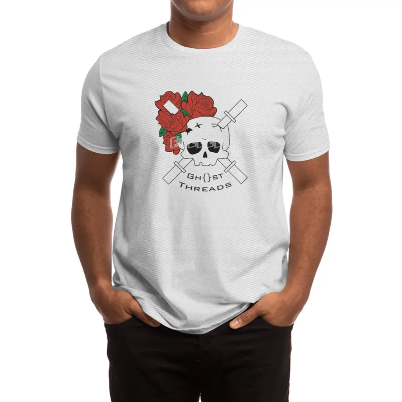 Skull and Roses Spor T-Shirt
