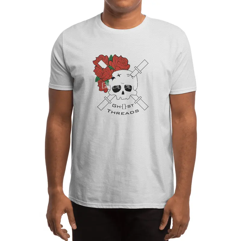 Skull and Roses Spor T-Shirt