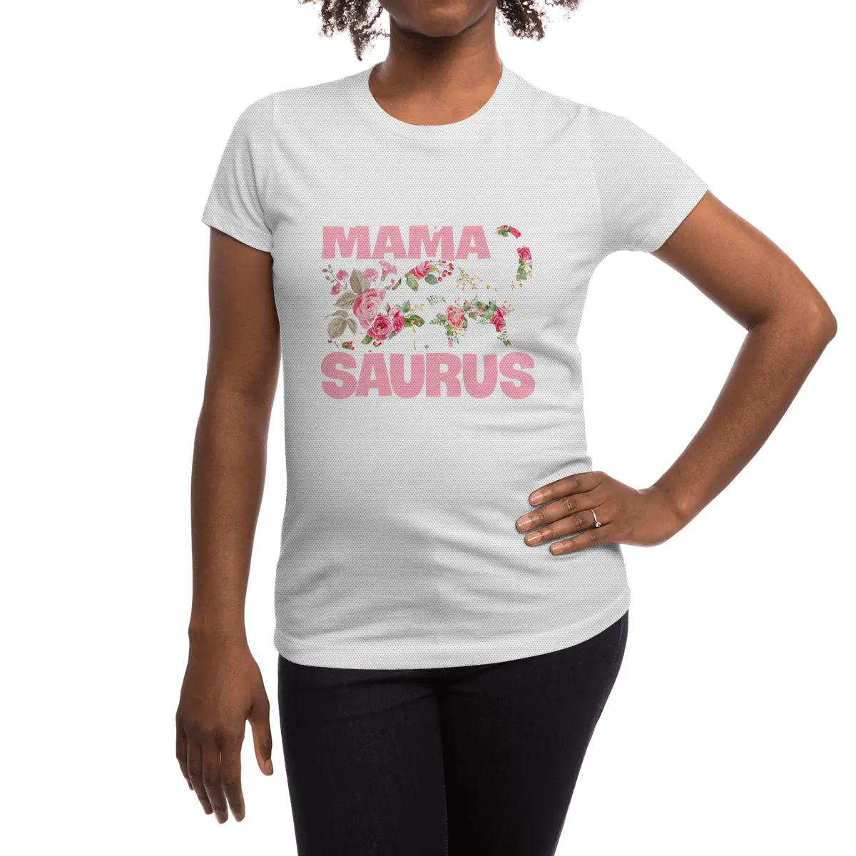 Busy Mama Saurus Dinosaur Mother Gift Spor T-Shirt
