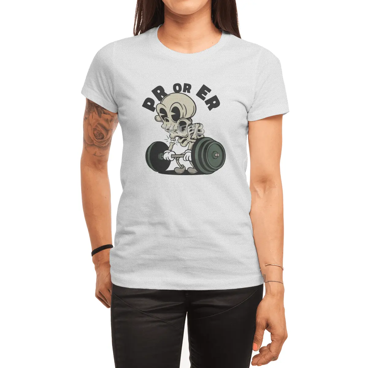Gym Skeleton | Pr Or Er Spor T-Shirt