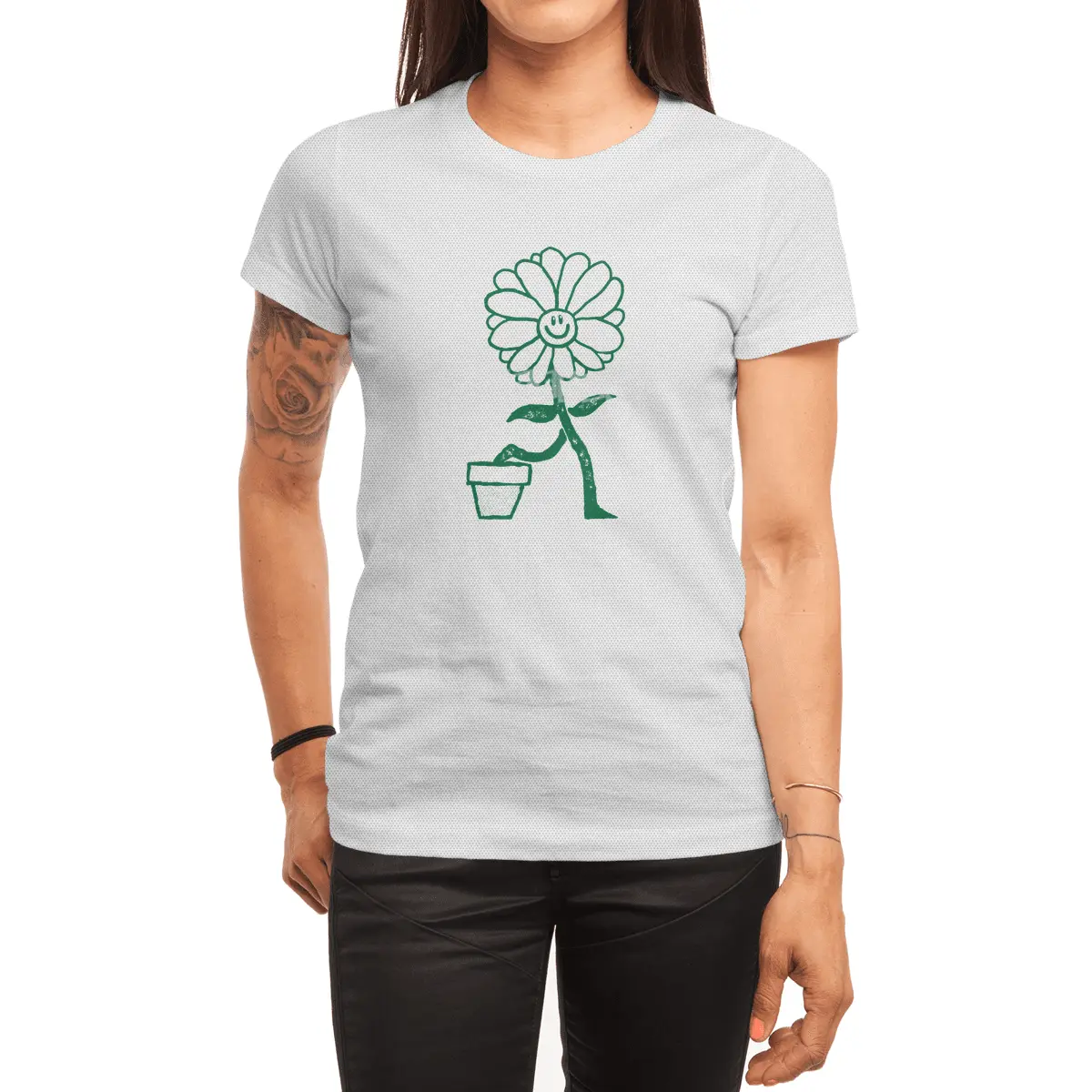 don't stay planted, move on! Spor T-Shirt