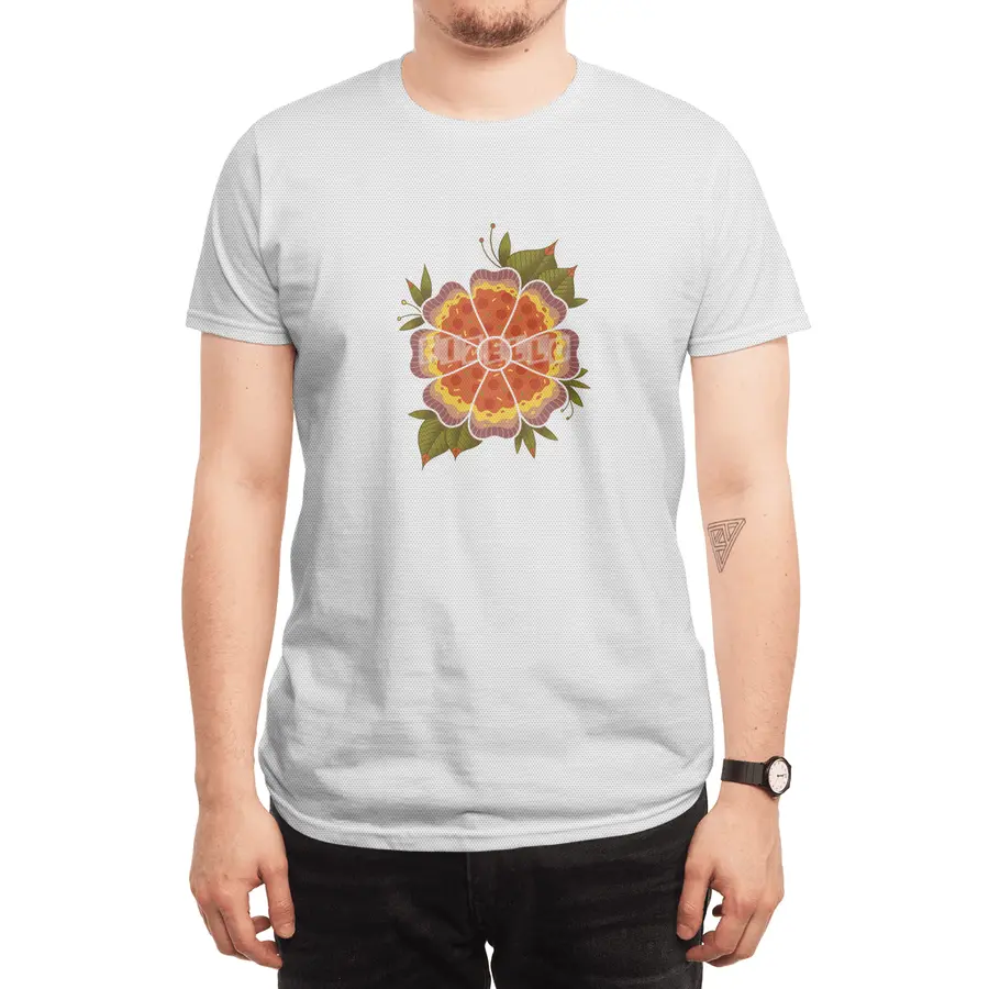 Pizza Flower Spor T-Shirt