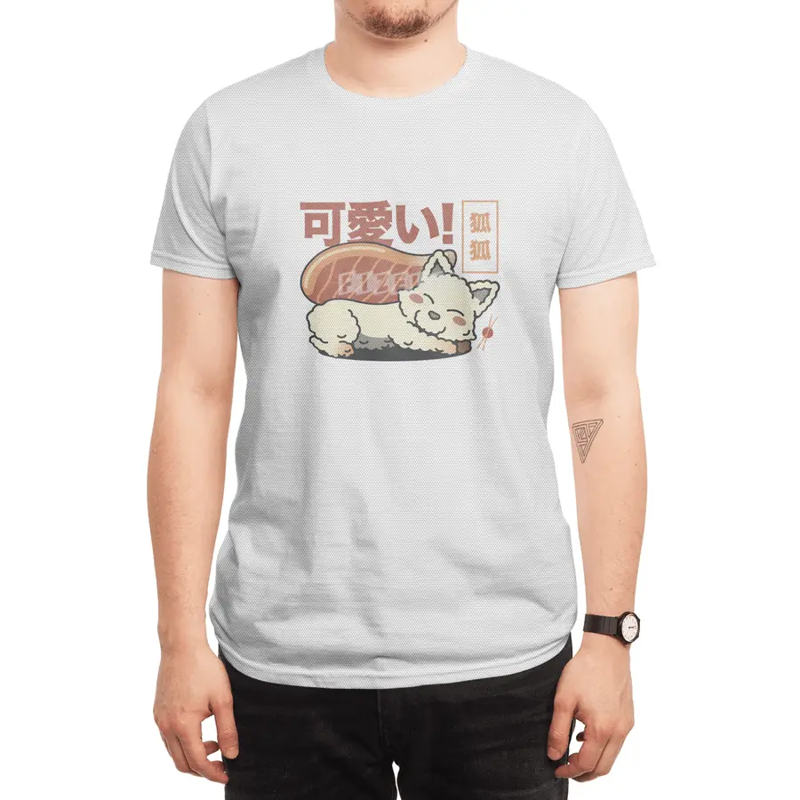 Fox Sushi Salmon Sashimi by Tobe Fonseca Spor T-Shirt