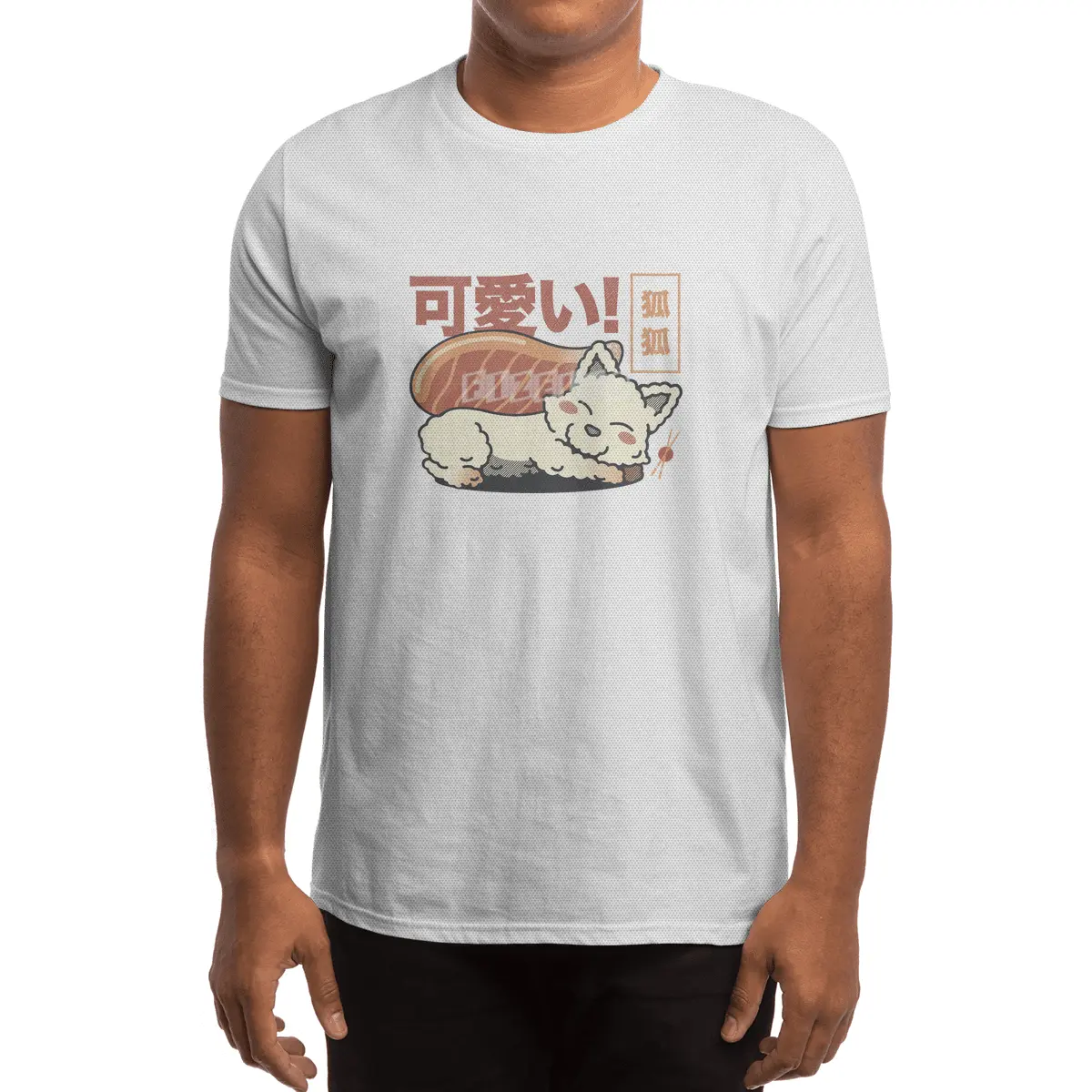 Fox Sushi Salmon Sashimi by Tobe Fonseca Spor T-Shirt