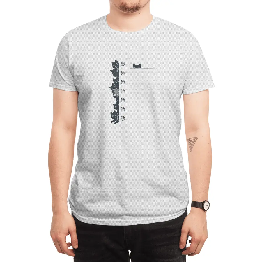 Full of Cats Shirt Pocket Spor T-Shirt