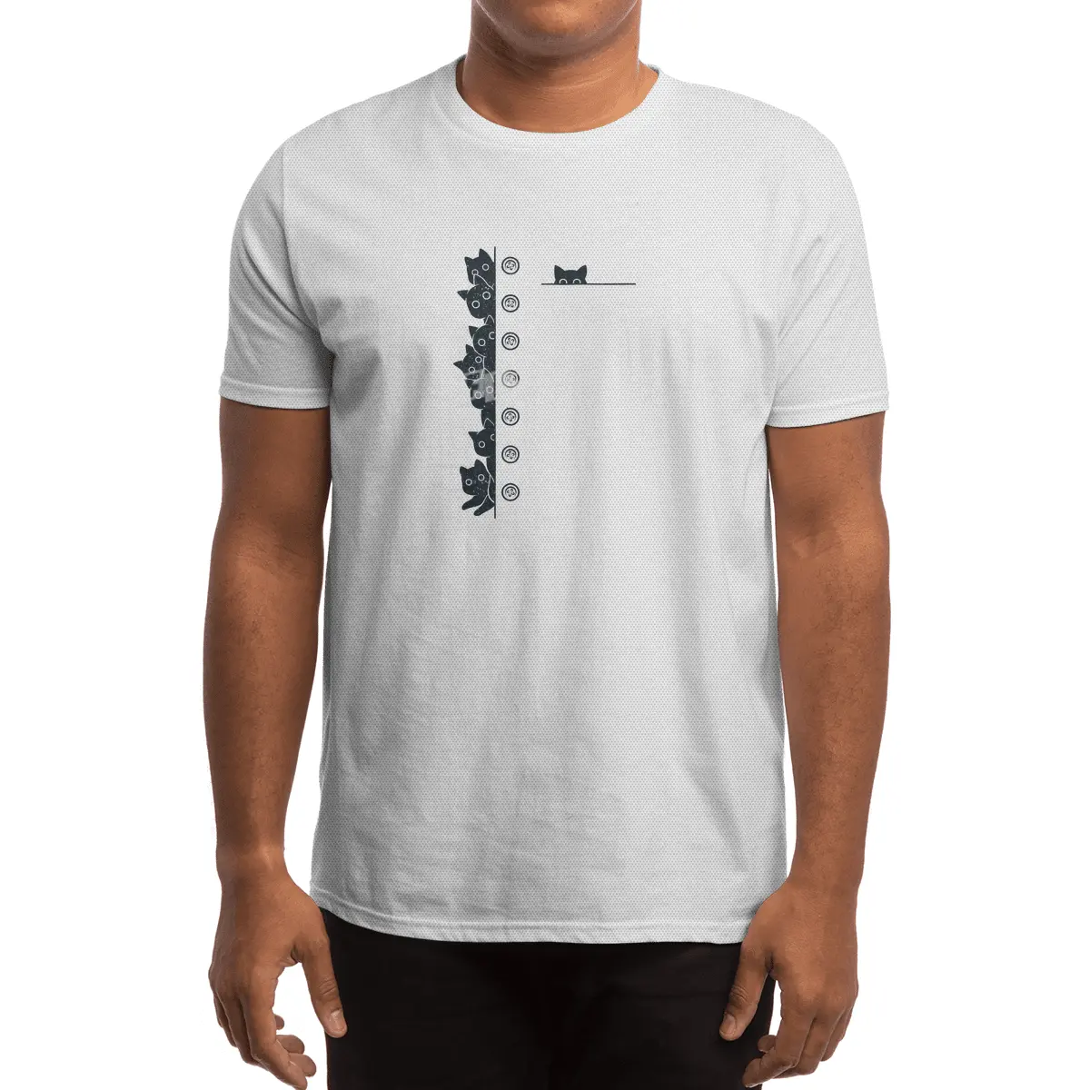 Full of Cats Shirt Pocket Spor T-Shirt