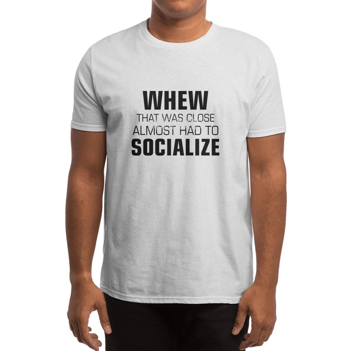 Almost Had To Socialize Spor T-Shirt