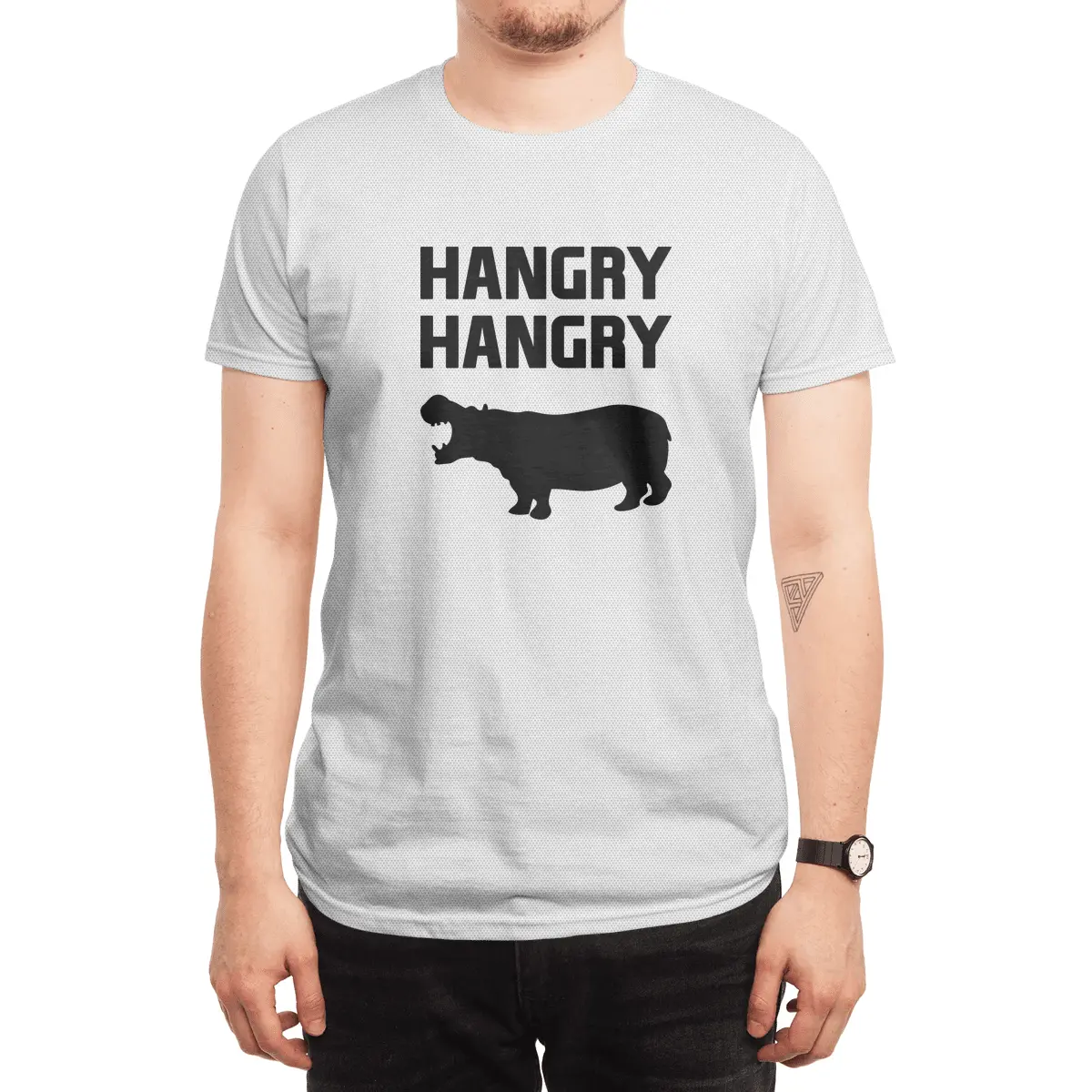 Hangry Hangry Hippos Spor T-Shirt