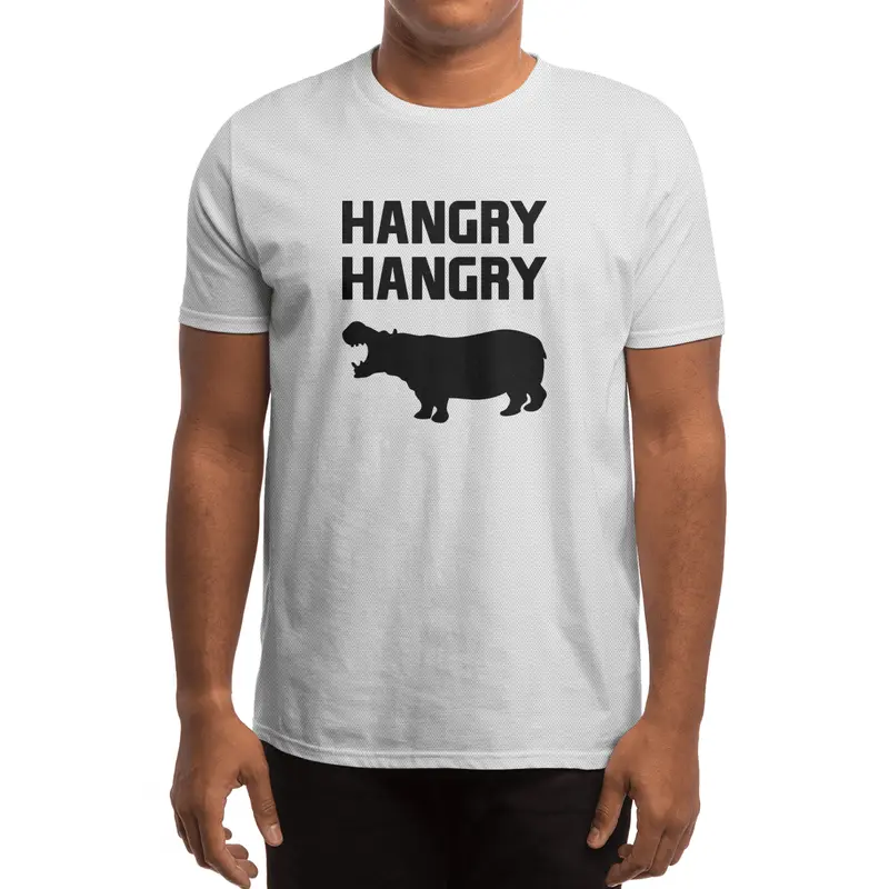 Hangry Hangry Hippos Spor T-Shirt