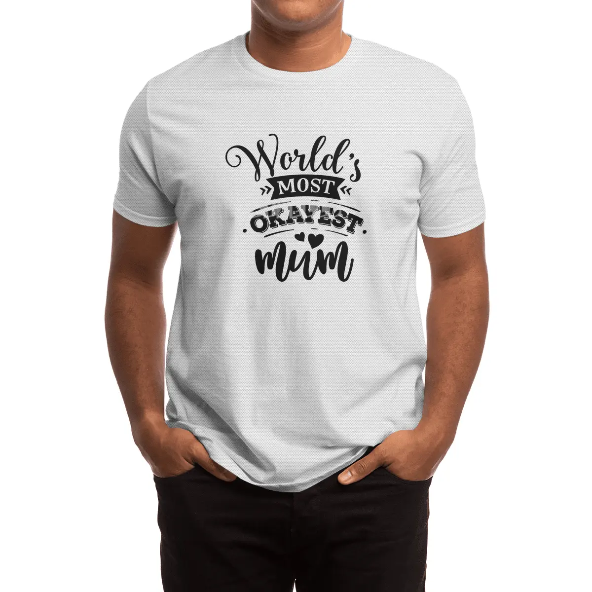 WORLD'S MOST OKAYEST/ AWESOME FAMILY MEMBER/GROUP Spor T-Shirt