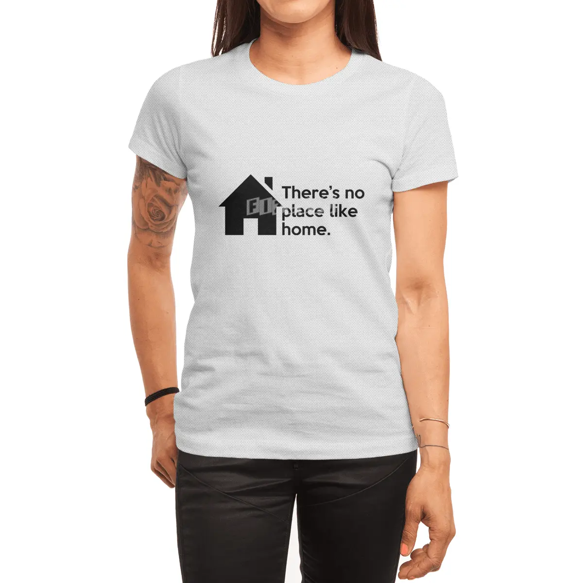 "There's no place like home." Quote Spor T-Shirt